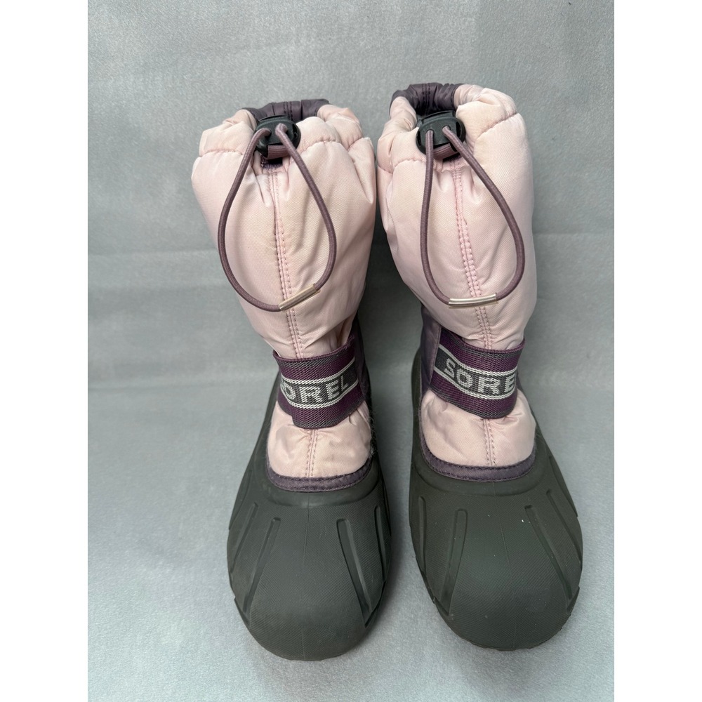 Sorel Kids Flurry Snow Boots Pink Purple Waterproof Winter NY1799-635 Size 4Y